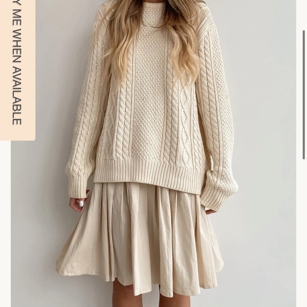 Tessa Cream Skirt by Eliyas the Brand